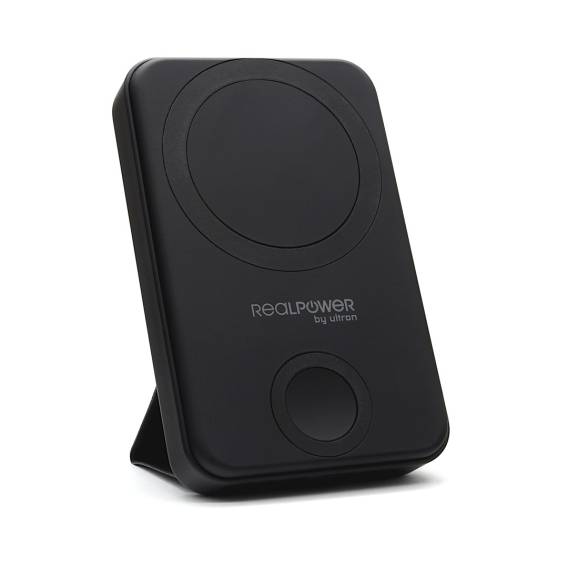 Obrázok pre RealPower 444408 externí baterie 10000 mAh Bezdrátové nabíjení Černá