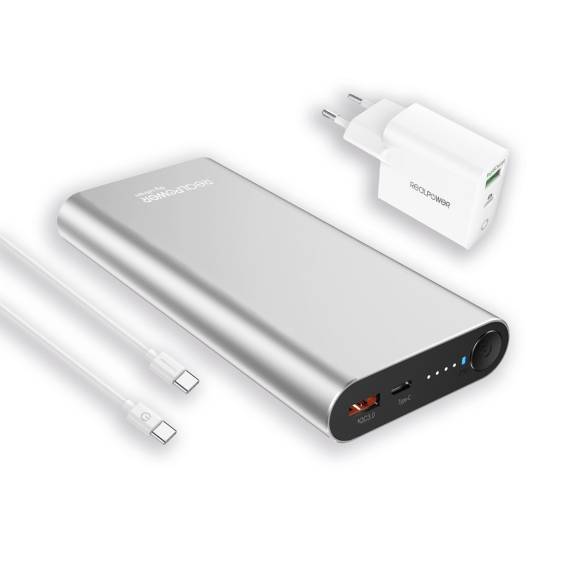 Obrázok pre RealPower PB-20000PD Lithium-ion (Li-ion) 20000 mAh Hliník