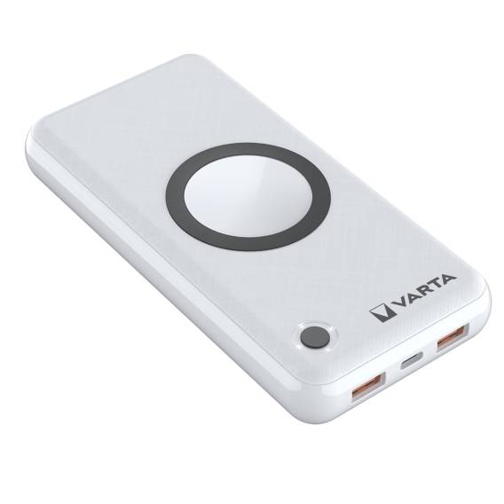 Obrázok pre Varta 57909 101 111 externí baterie Lithium-polymerová (LiPo) 20000 mAh Bezdrátové nabíjení Bílá