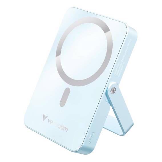 Obrázok pre Verbatim Charge 'n' Go Magnetic Wireless Lithium-polymerová (LiPo) 10000 mAh Bezdrátové nabíjení Modrá