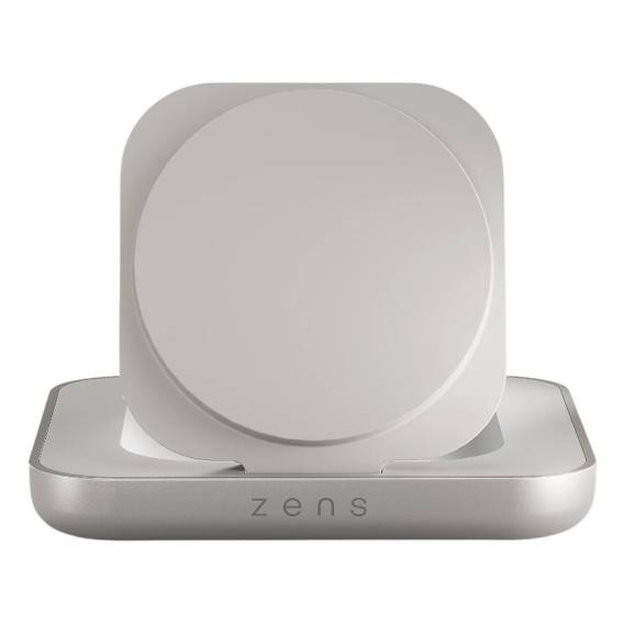 Obrázok pre ZENS ZESC20W/00 nabíječka na PDA/mobilní telefon Sluchátka, Chytrý telefon, Hodinky Bílá, Stříbrná USB Bezdrátové nabíjení Rychlé nabíjení Vnitřní