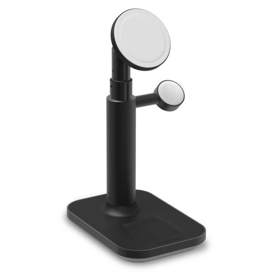 Obrázok pre mophie 401311461 nabíječka na PDA/mobilní telefon Chytrý telefon, Chytré hodinky, Sluchátka, Sluchátka s mikrofonem Černá USB Bezdrátové nabíjení Rychlé nabíjení Vnitřní
