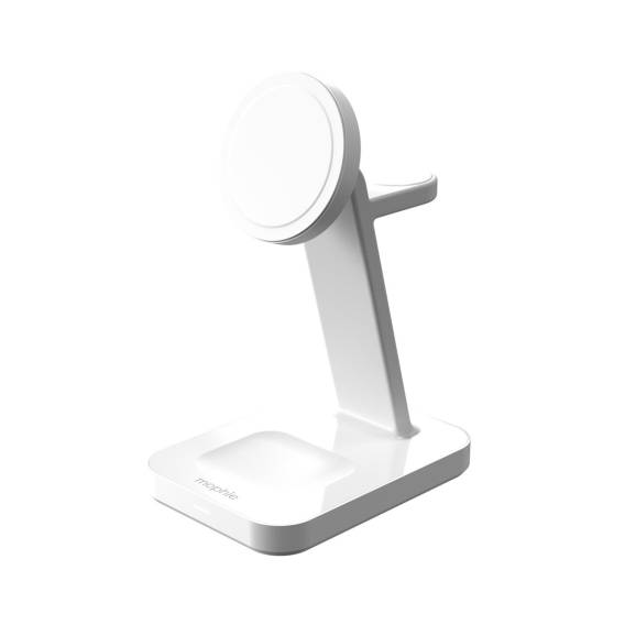 Obrázok pre mophie Snap+ 3-in-1 Wireless Charge Stand Sluchátka s mikrofonem, Chytrý telefon, Chytré hodinky Bílá USB Bezdrátové nabíjení Rychlé nabíjení Vnitřní