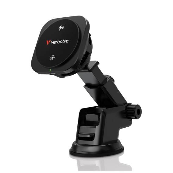 Obrázok pre Verbatim Charge 'n' Drive Qi2 Chytrý telefon Černá USB Bezdrátové nabíjení Rychlé nabíjení Auto