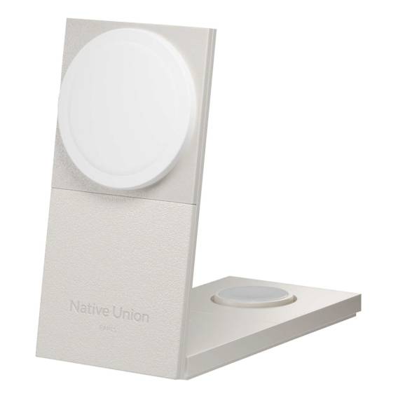 Obrázok pre Native Union Rise 3-In-1 Qi2 Chytrý telefon Světle šedá USB Bezdrátové nabíjení Vnitřní