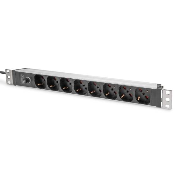 Obrázok pre Digitus DN-95410-IT napěťová distribuční jednotka (PDU) 8 AC zásuvky / AC zásuvek 1U