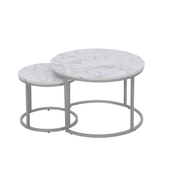 Obrázok pre TABLE COFFEE PAOLA WHITE 60X40CM