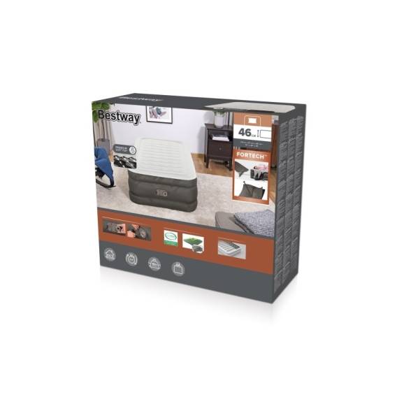 Obrázok pre Bestway 69048 / 23 vzduchová matrace Jednolůžková matrace Šedá, Bílá Unisex