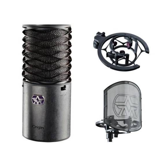Obrázok pre Aston Micro. Origin Condenser Mic + mount + pop fi