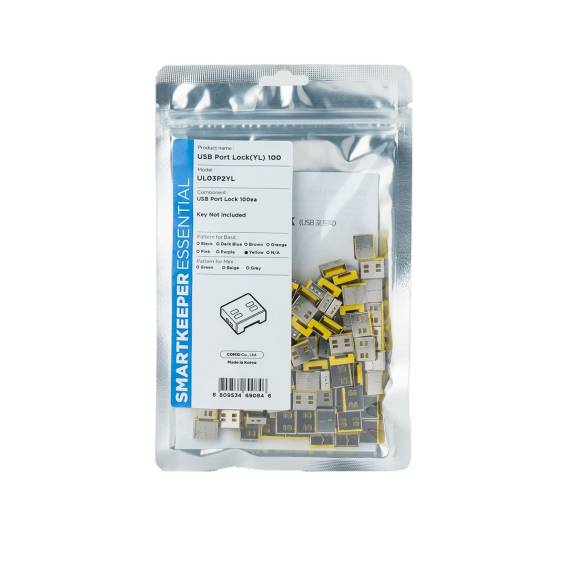 Obrázok pre Smartkeeper UL03P2YL blokátor portů Blokátor portu USB Typ-A Žlutá 1 kusů