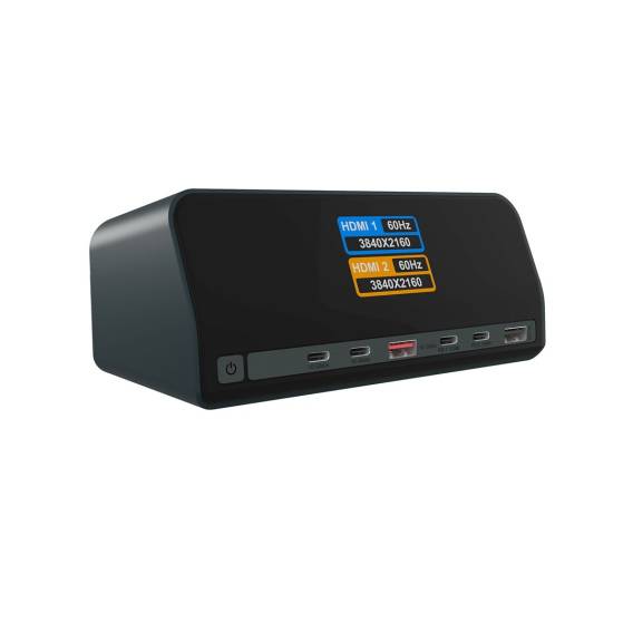 Obrázok pre ICY BOX Heart Dock 2300 Kabel USB 3.2 Gen 2 (3.1 Gen 2) Type-C Antracit