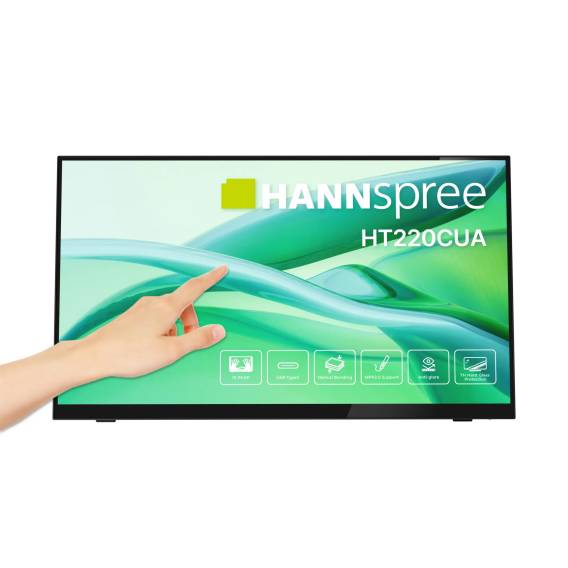 Obrázok pre Hannspree HT220CUA počítačový monitor 54,5 cm (21.4") 1920 x 1080 px Full HD LED Dotyková obrazovka Černá