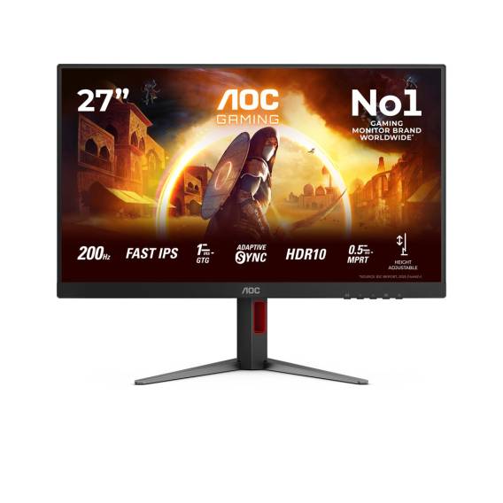 Obrázok pre AOC G4 27G4HA počítačový monitor 68,6 cm (27") 1920 x 1080 px Full HD LED Černá, Červená