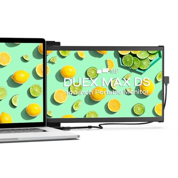 Obrázok pre Mobile Pixels Duex Max DS počítačový monitor 35,8 cm (14.1") 1920 x 1080 px Full HD LCD Černá