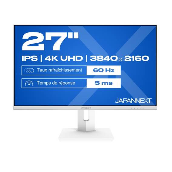 Obrázok pre JAPANNEXT JN-IPS270UHD60F-C65W-HSP-W počítačový monitor 68,6 cm (27") 3840 x 2160 px 4K Ultra HD LED Bílá