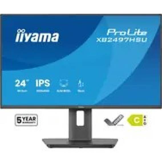 Obrázok pre iiyama ProLite XB2497HSU-B1 počítačový monitor 60,5 cm (23.8") 1920 x 1080 px Full HD LED Černá
