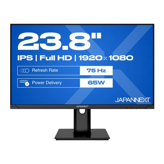 Obrázok pre JAPANNEXT JN-IPS238FHDR-C65W-HSP počítačový monitor 60,5 cm (23.8") 1920 x 1080 px Full HD LED Černá