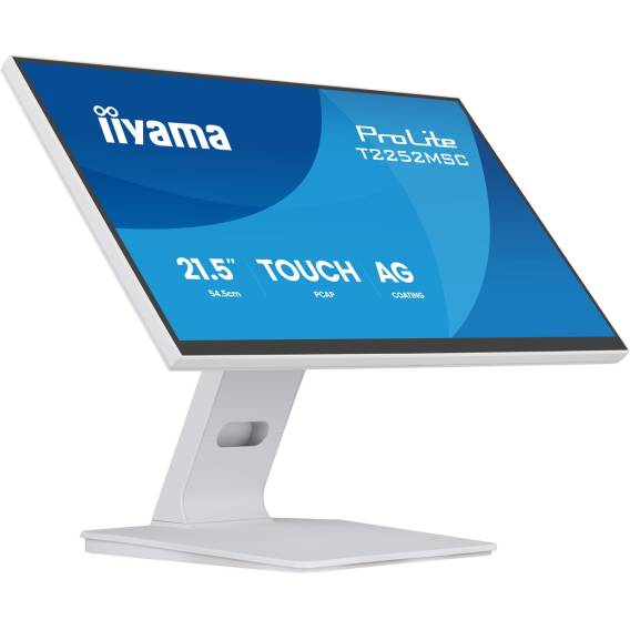Obrázok pre iiyama ProLite T2252MSC-W2AG počítačový monitor 54,6 cm (21.5") 1920 x 1080 px Full HD LCD Dotyková obrazovka Bílá