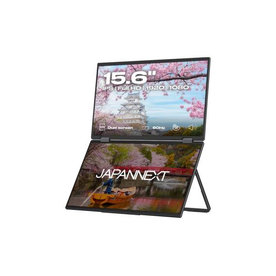 Obrázok pre JAPANNEXT JN-DMD-IPS156F počítačový monitor 39,6 cm (15.6") 1920 x 1080 px Full HD LCD Černá