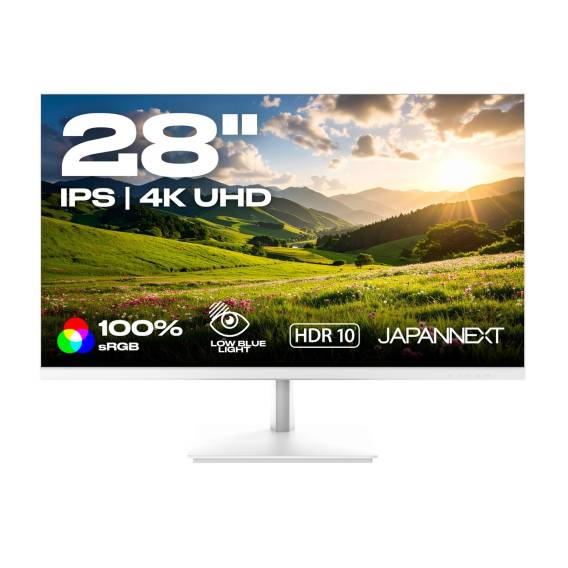 Obrázok pre JAPANNEXT JN-IPS280UHD60F-PW počítačový monitor 71,1 cm (28") 3840 x 2160 px 4K Ultra HD LCD Bílá