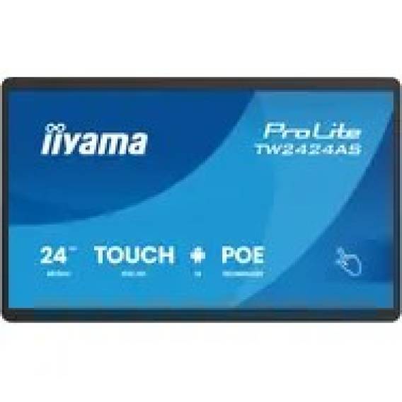Obrázok pre iiyama TW2424AS-B3P sdělovací displej Interaktivní plochý panel 60,5 cm (23.8") Wi-Fi 450 cd/m² Full HD Černá Dotyková obrazovka Zabudovaný procesor Android 24/7
