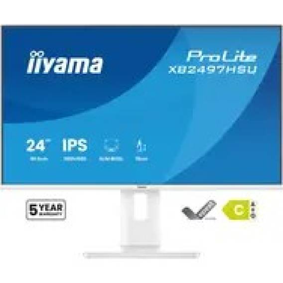 Obrázok pre iiyama ProLite XB2497HSU-W1 počítačový monitor 60,5 cm (23.8") 1920 x 1080 px Full HD LED Bílá