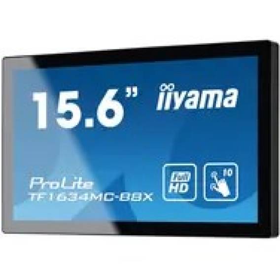 Obrázok pre iiyama ProLite TF1634MC-B8X počítačový monitor 39,6 cm (15.6") 1920 x 1080 px Full HD LED Dotyková obrazovka Víceuživatelský Černá