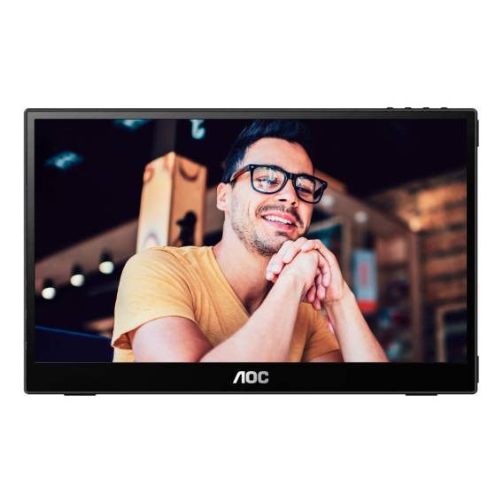Obrázok pre AOC 16T3EA Přenosný televizor a monitor Černá 39,6 cm (15.6") 1920 x 1080 px