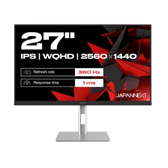 Obrázok pre JAPANNEXT JN-I270WQHD300F-HSP počítačový monitor 68,6 cm (27") 2560 x 1440 px Wide Quad HD LED Šedá