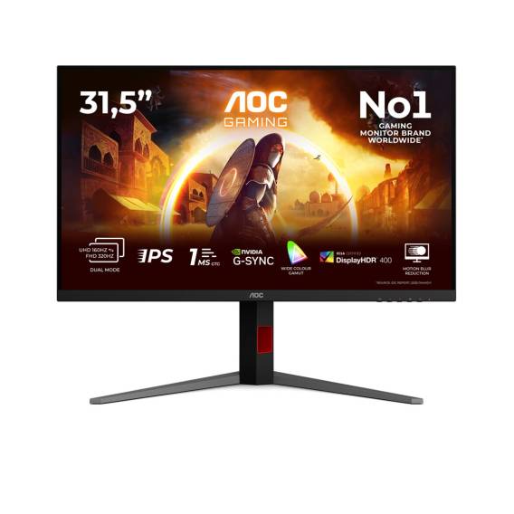 Obrázok pre AOC G4 U32G4U počítačový monitor 80 cm (31.5") 3840 x 2160 px 4K Ultra HD Černá, Červená