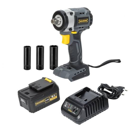 Obrázok pre Impact wrench CW-B0A18 18V BL 4AH
