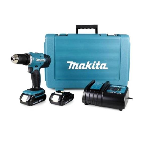 Obrázok pre Makita DDF453SYE vrtačka Rychloupínací 1,8 kg Černá, Modrá