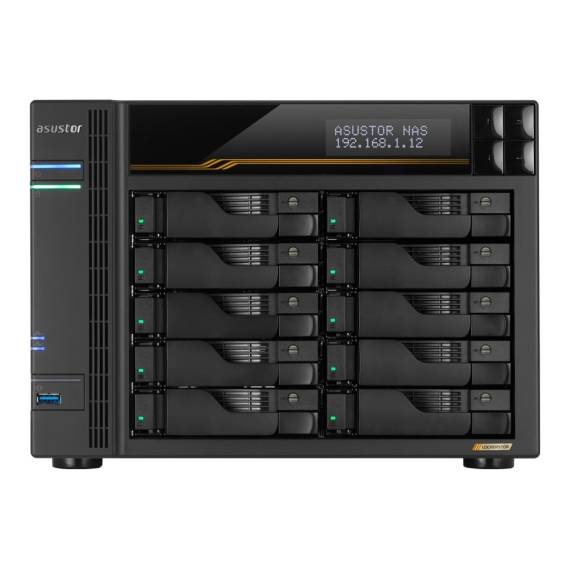 Obrázok pre Asustor LOCKERSTOR 10 Gen3 NAS Desktop AMD Ryzen V3C14 16 GB DDR5 ADM Černá