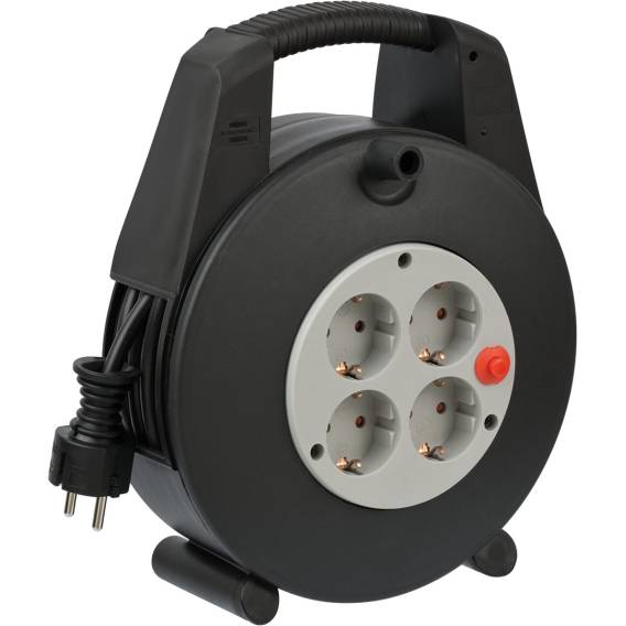 Obrázok pre Brennenstuhl Vario Line napájecí prodlužovačka 15 m 4 AC zásuvky / AC zásuvek Černá, Šedá