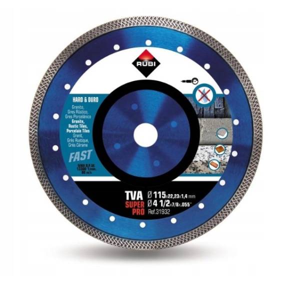 Obrázok pre Diamond blade for hard materials, Turbo edge VIPE