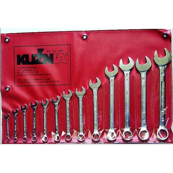 Obrázok pre FORGE COMBINATION WRENCHES SET 9 pcs. 8-24mm Cr-V RWPn