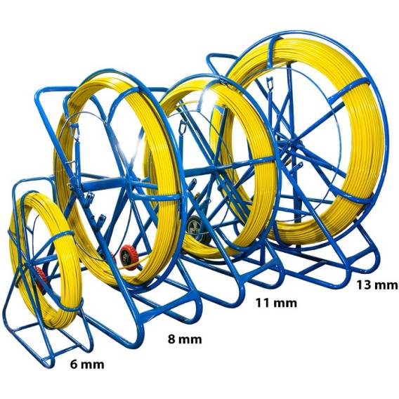 Obrázok pre Extralink Dálkové ovládání pro tažení kabelu Dálkové ovládání 4.5mm 100m skleněné vlákno FRP, průměr 4,5mm, délka 100m, žluté