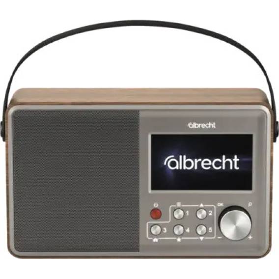 Obrázok pre Albrecht DR 862 Cestovní Digitální Šedá, Dřevo