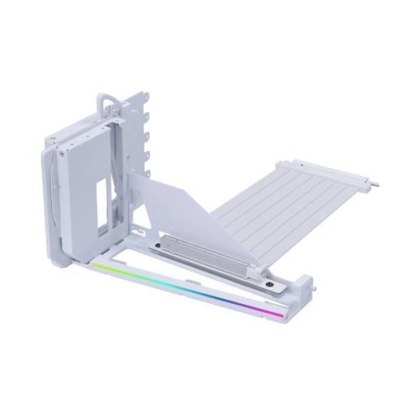 Obrázok pre Lian Li Vertikales GPU-Halterungs-Kit, mit PCIe 5.0-Riser-Kabel - weiß