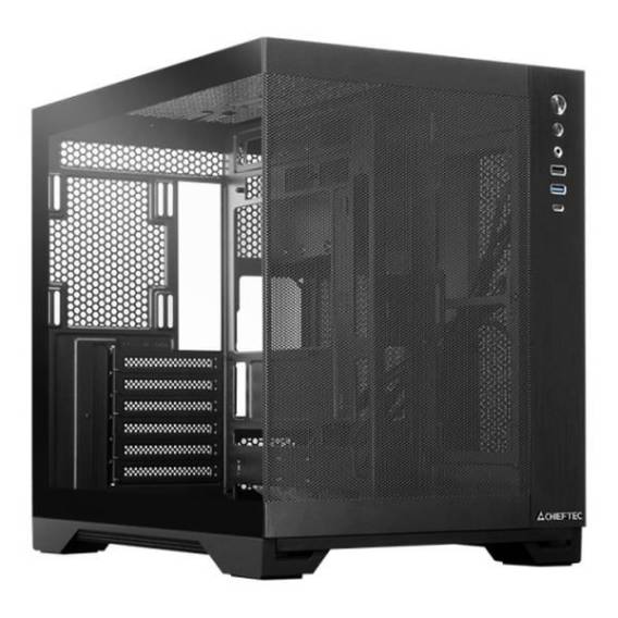 Obrázok pre Obudowa Chieftec VISIO AIR Fanless GM-30B-M-FL-OP ATX z oknem bez zasilacza czarna