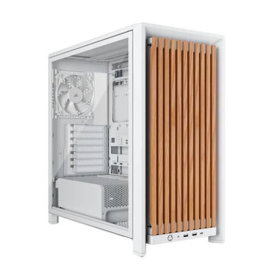 Obrázok pre Corsair FRAME 4000D WOOD RS Midi Tower Dřevo, Bílá