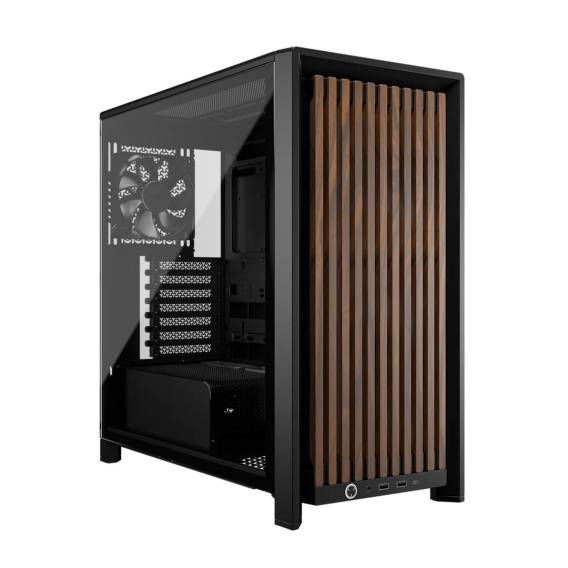 Obrázok pre Corsair FRAME 4000D WOOD RS Midi Tower Černá, Dřevo