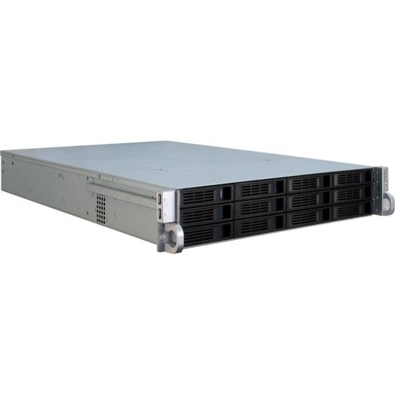 Obrázok pre Inter-Tech IPC 2U-2412 Skříň Černá, Stříbrná
