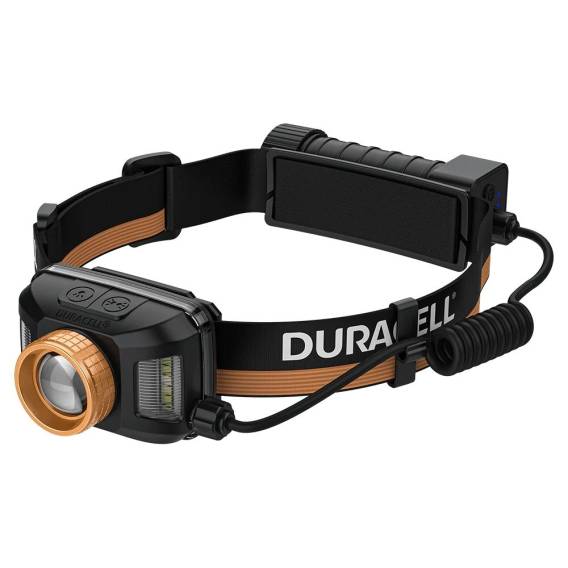 Obrázok pre Duracell DH1500R Čelová svítilna černá, oranžová