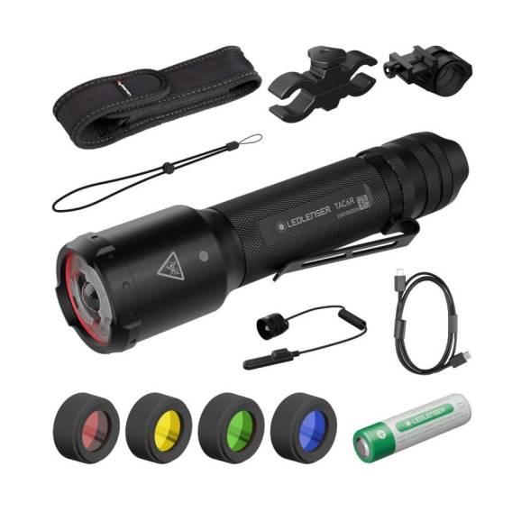 Obrázok pre Zestaw mysliwski Ledlenser TAC6R Black Case