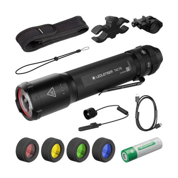 Obrázok pre Zestaw mysliwski Ledlenser TAC7R Black Case