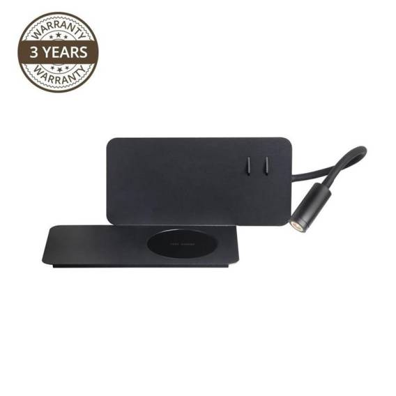 Obrázok pre WALL LAMP FIJI 19132-BK 5+3W LED CHARGER