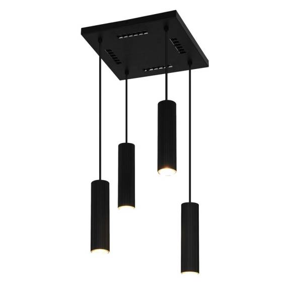 Obrázok pre PENDANT LIGHT ICEL 4XGU10 MATT BLACK