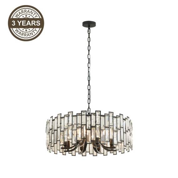Obrázok pre Pendant luminaire 2200027L 8XE14 gold