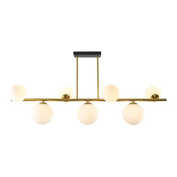 Obrázok pre Pendant light rail H52CM 7XG9 gold